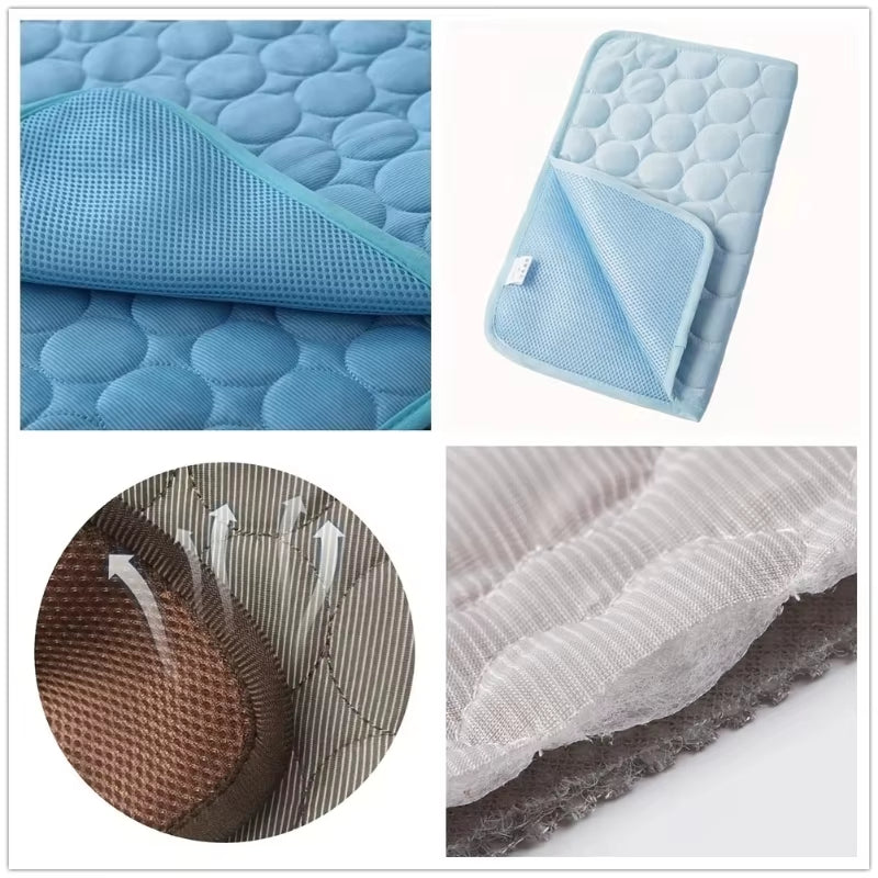 Self-Cooling Pet Mat (Washable Ice Pad for Dogs & Cats)