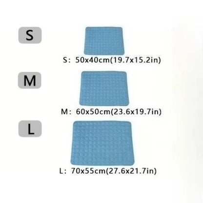 Self-Cooling Pet Mat (Washable Ice Pad for Dogs & Cats)